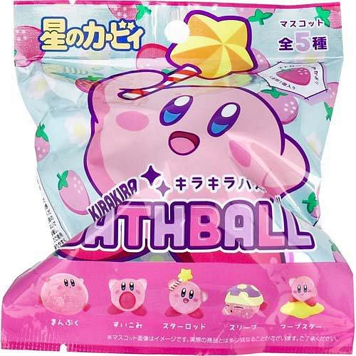 星のカービィ 入浴剤バスボール 苺の香り 全5種ランダム封入 1 個