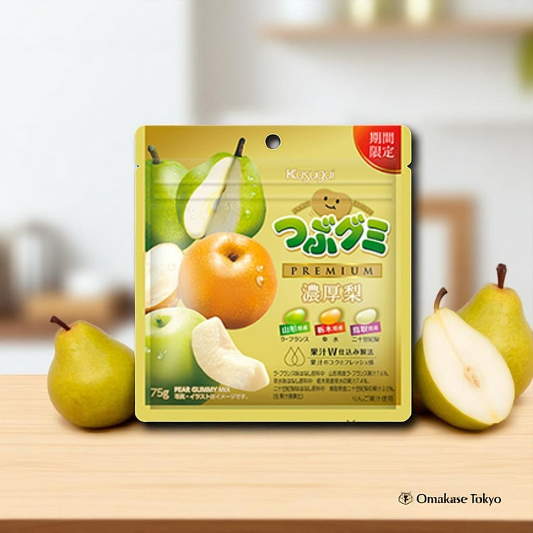 Tsubu Gummy - Rich Pear 10P