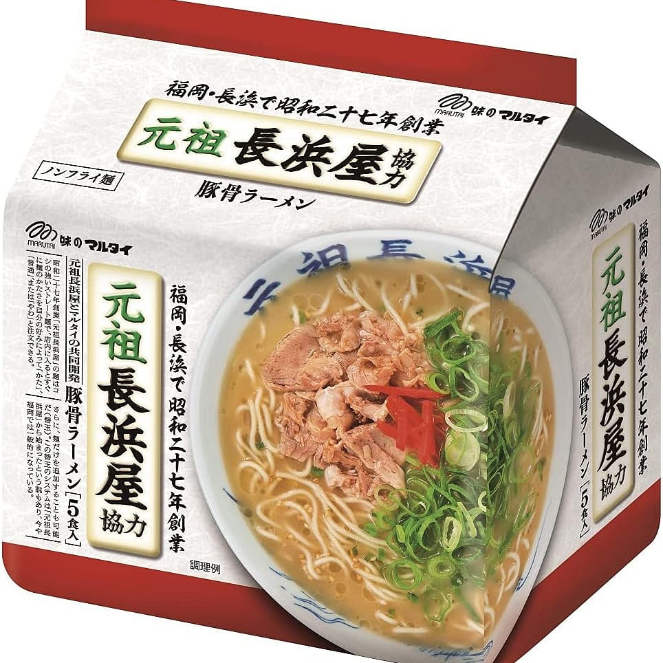 Marutai Ramen Noodles Tonkotsu Nagahama Japan 440g 1 each