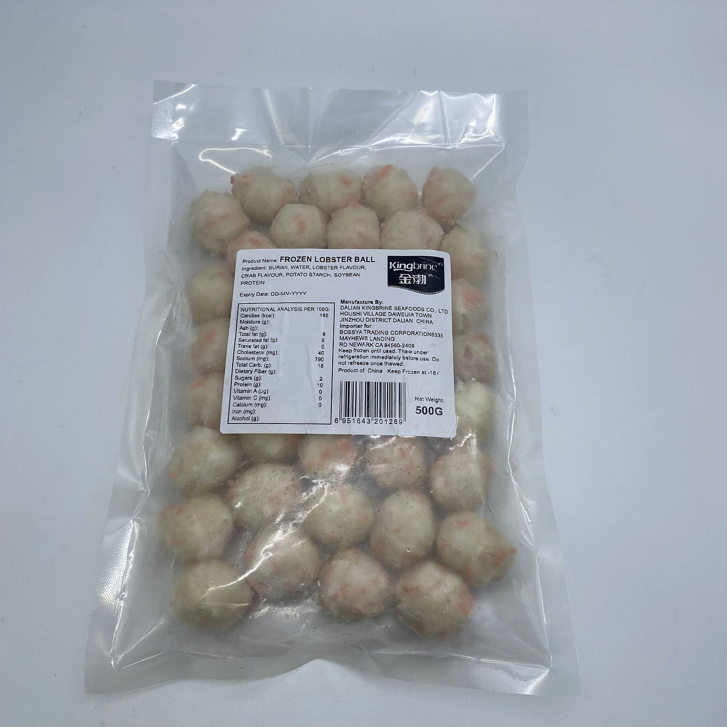 frozen lobster ball 500g 500 g