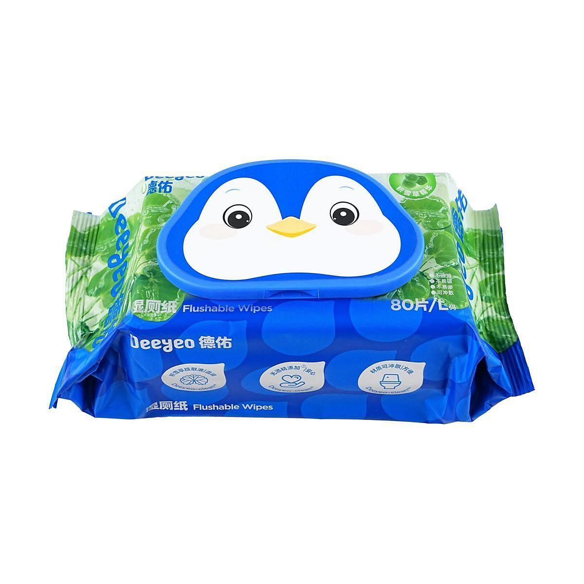 Deyou Centella Asiatica Wet Toilet Paper 80 pieces 1 each