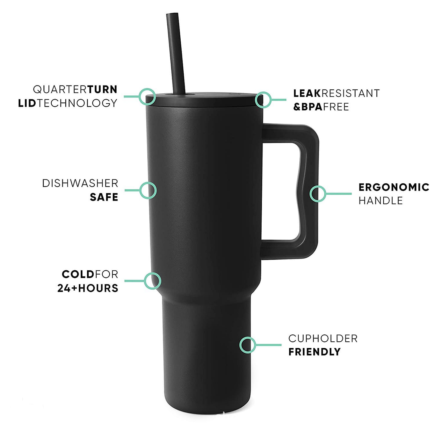40oz ice cup large coffee cup 304 stainless steel cup 1 each