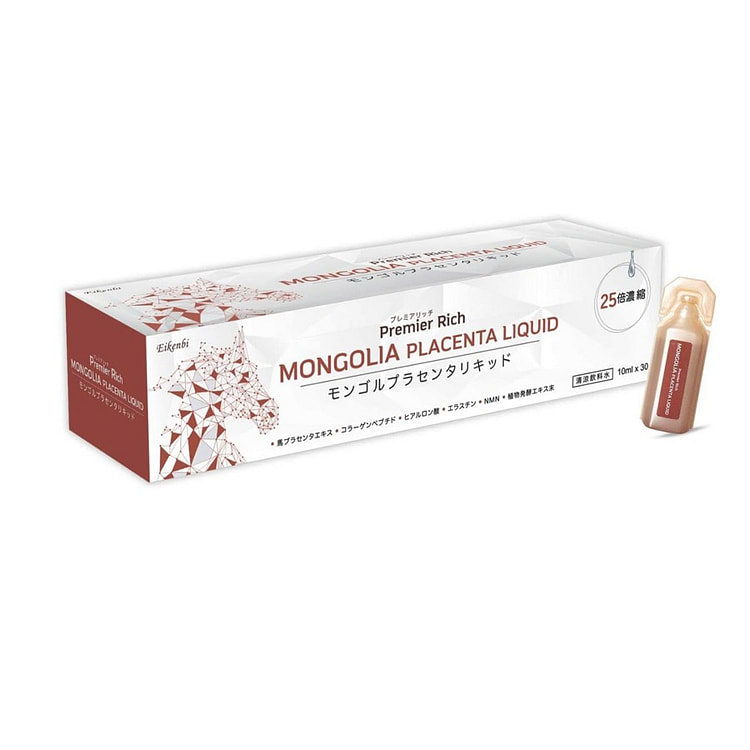 EIKENBI Mongolia Placenta Liquid 10mL X 30 pc 1 box