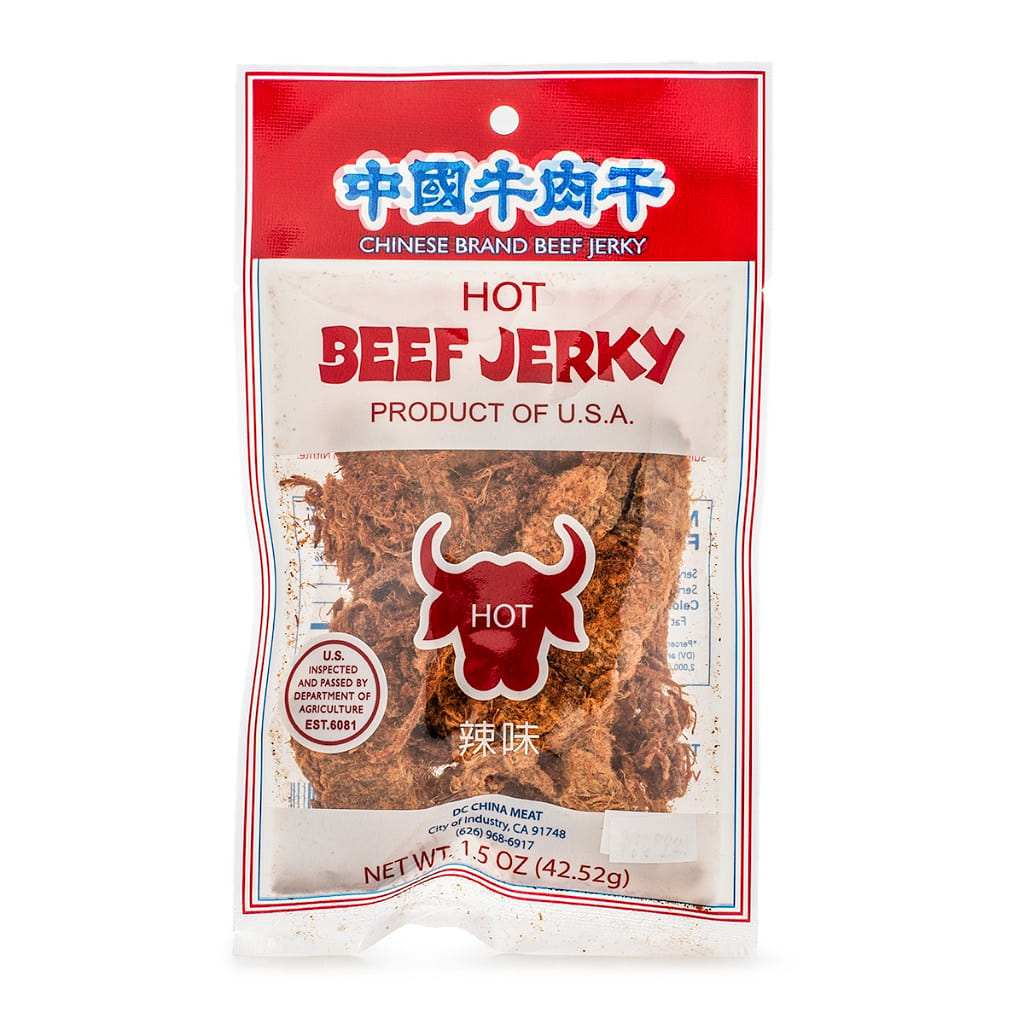 Chinese Brand Beef Jerky Hot Beef Jerky 42.52 g