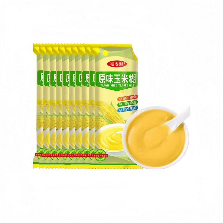 原味纯玉米糊即食冲饮熟玉米粉米粥速食30g*10袋 300 克