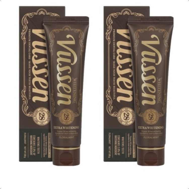 VUSSEN 28 Toothpaste Floral Mint Flavour 80g*2PCS 1 each