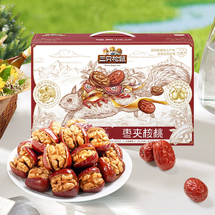 三只松鼠红枣夹核桃750g