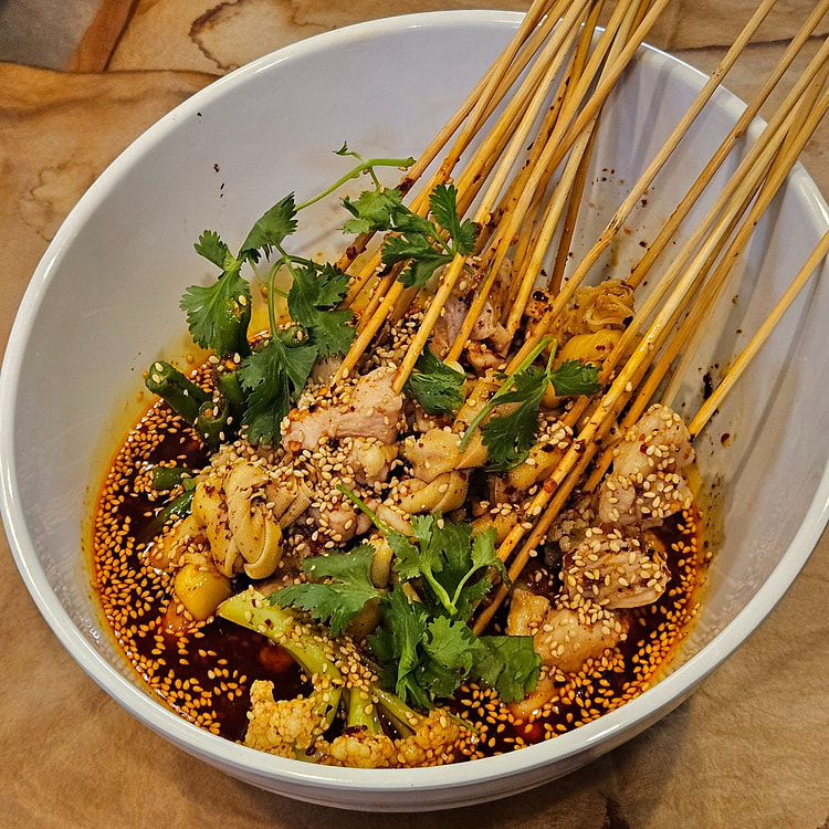乐山红油串串 微辣 10串