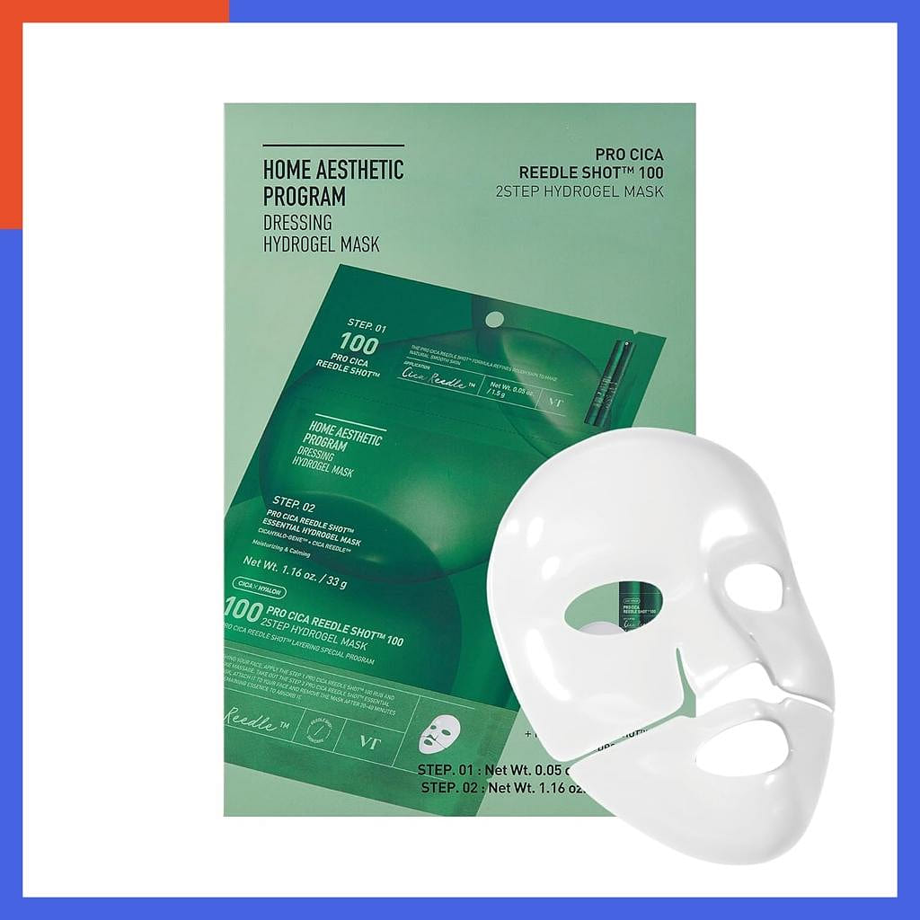 VT Pro Cica Reedle Shot 100 2-Step Hydrogel Mask 1 個