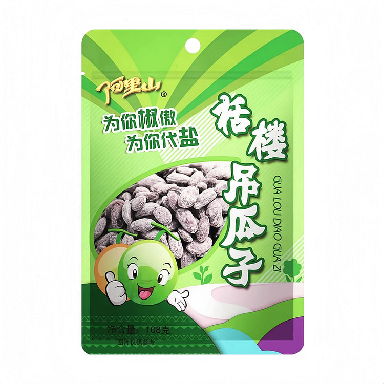 阿里山吊瓜子108g椒盐奶香味栝楼瓜蒌籽炒货零食 108 克
