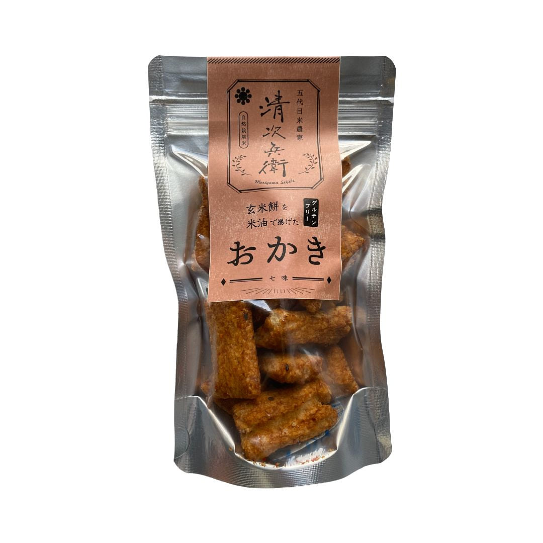 Shichimi Okaki (Seven Spice Rice Crackers) 70 グラム