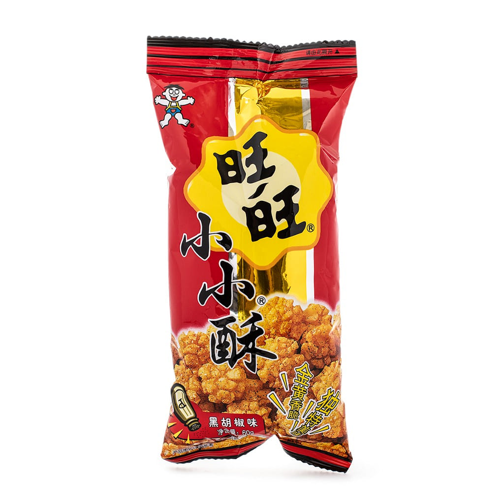 Want Want Golden Rice Crackers Black Pepper 60 g