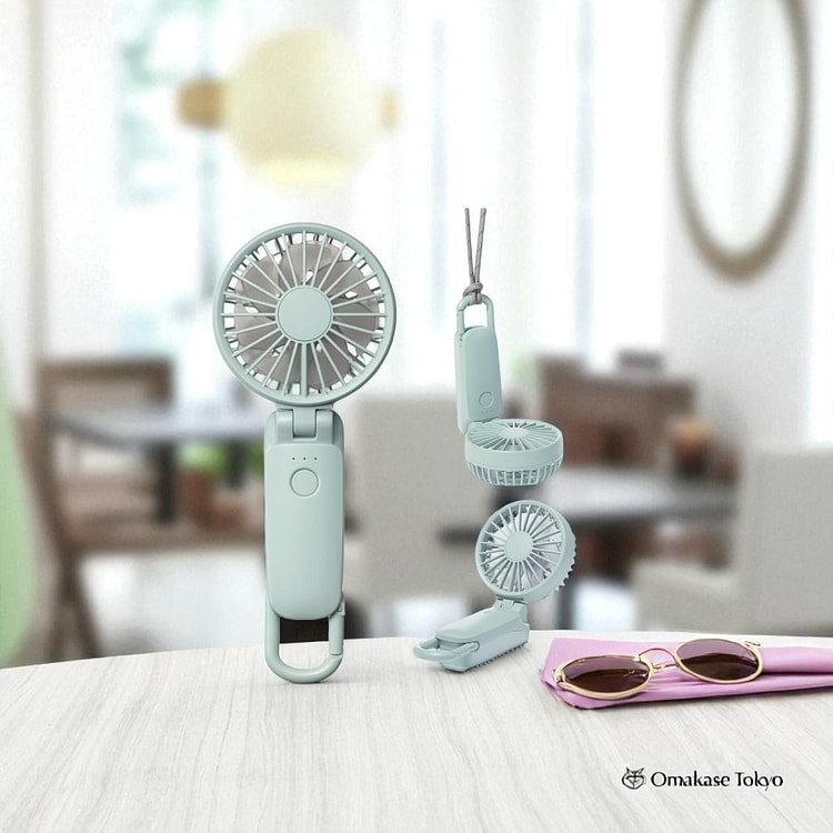 RHYTHM 3.2 Handy Fan Light Blue 150 g