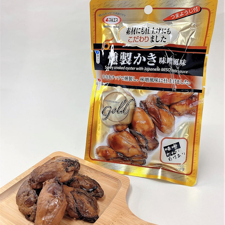 Smoked Oyster Miso Sauce Savory Snack Maruesu 45g 1 each