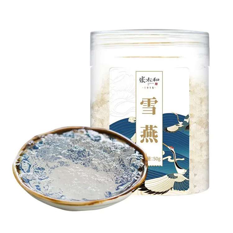 张太和雪燕精选拉丝滋补胶原可搭配桃胶皂角米50g 50 克