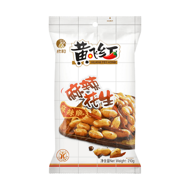 [中国直邮]黄飞红 麻辣花生 210g