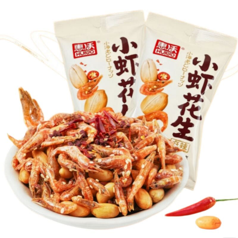 Spicy small shrimp and peanuts snack for drinking 60 g