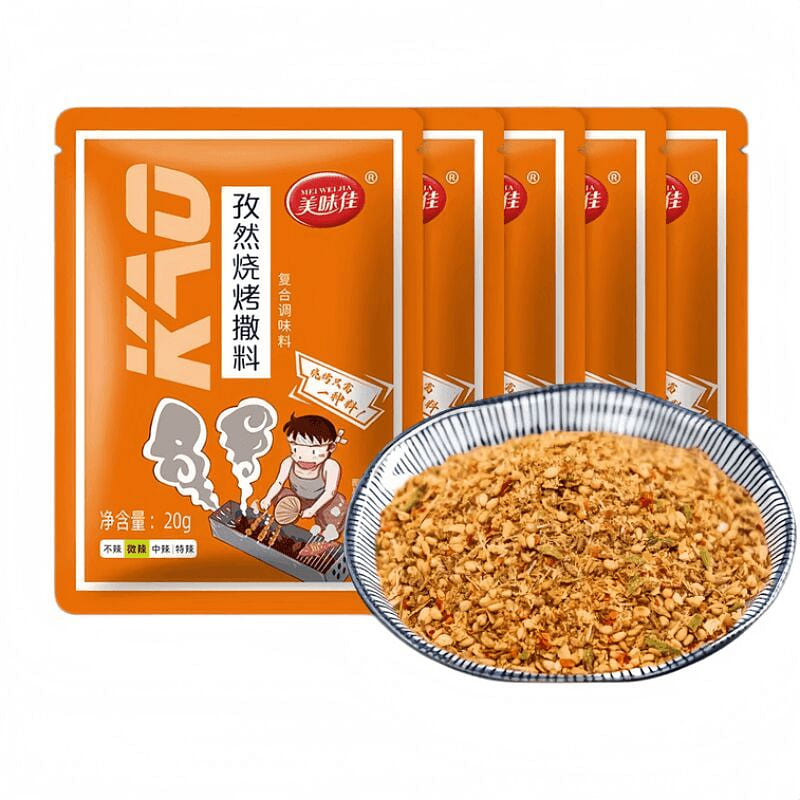 Delicious Jia BBQ Cumin Seasoning 20g*5 packs 100 g