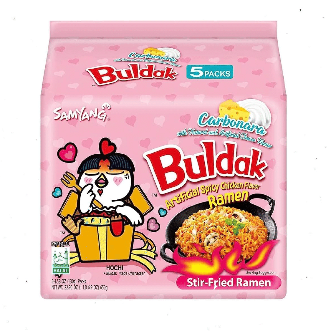 [Samyang] Buldak Carbonara Hot Chicken – pack of 5 1 each