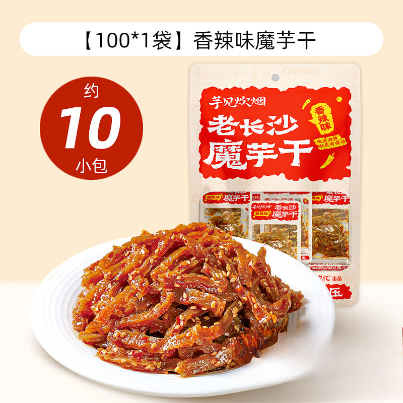 Spicy konjac dried 100g*1 bag 100 g