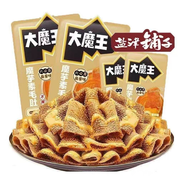 10包 六必居大魔王麻酱素毛肚麻酱味 180 克