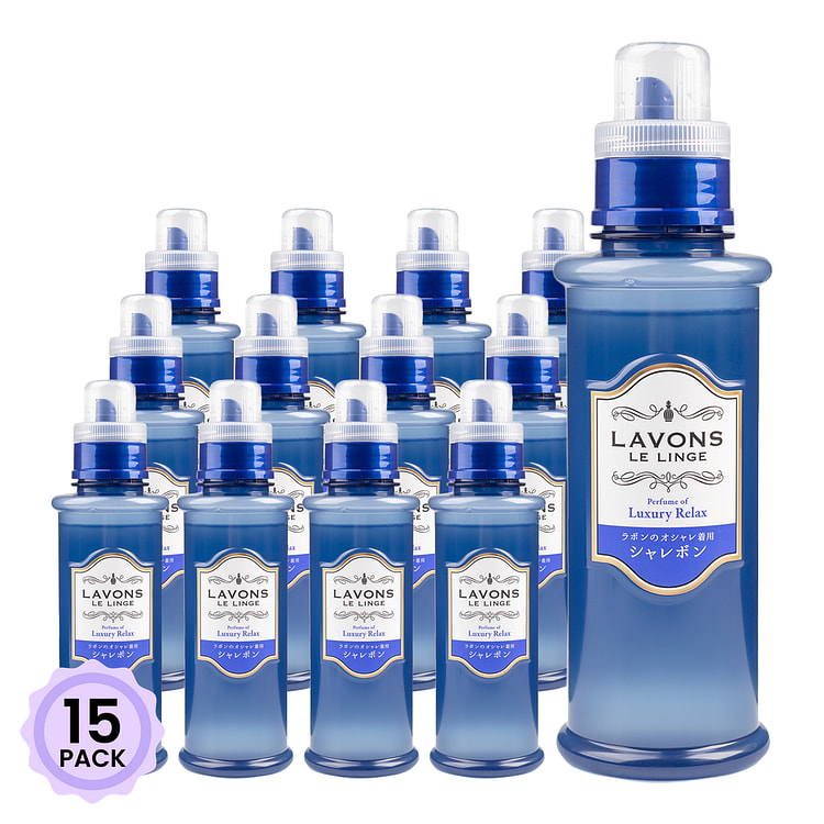 Lavons 奢华衣物柔顺洗衣液 500 毫升*15 包