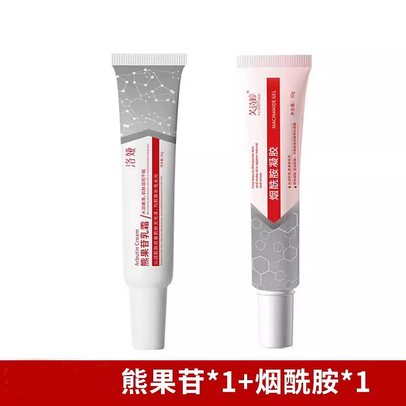 Niacinamide Gel 30g & Arbutin 30g Soft Cream Repair & Lighten Spots 2pcs 60 g