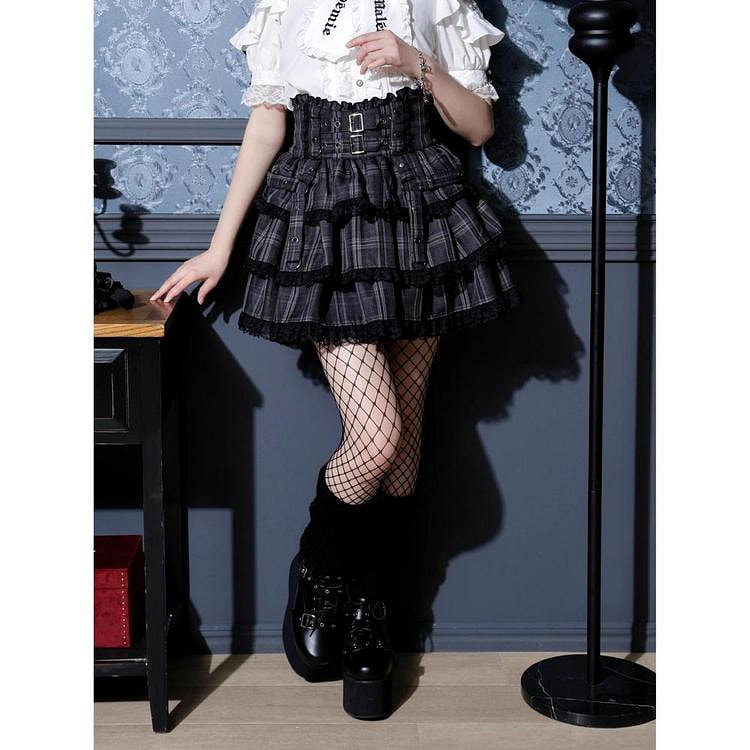 NOEMIE Layered Shorts Gray M