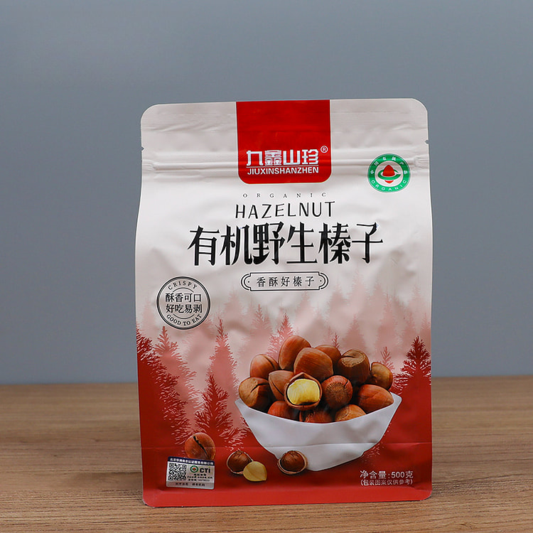 九鑫山珍有机野生榛子 500g*1包