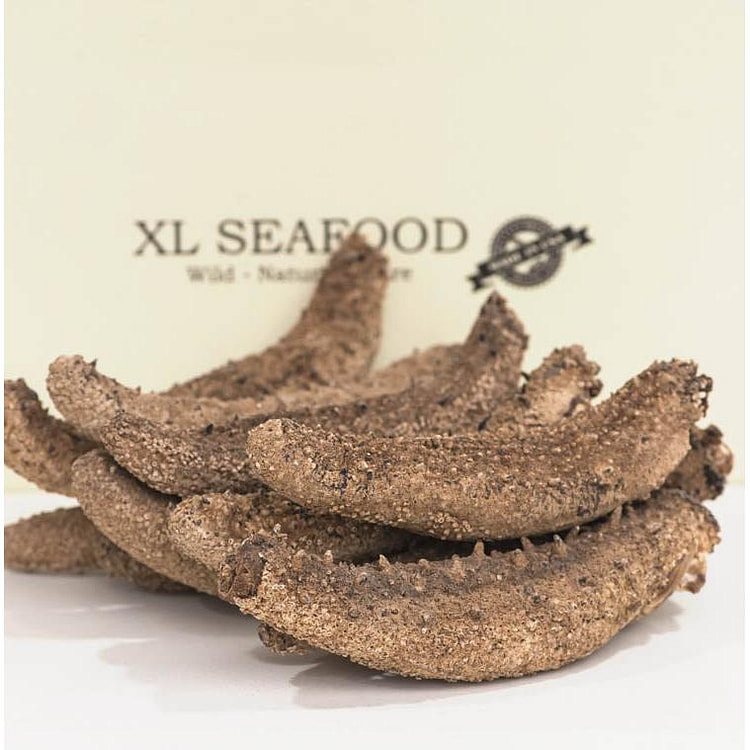 XLSEAFOOD Dried Wild Caught Alaska Sea Cucumber Size Small 0.5lb