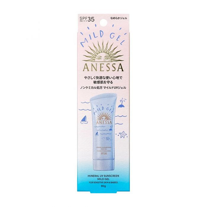 SHISEIDO Anessa Mineral UV Sunscreen Mild Gel 90g 1 count