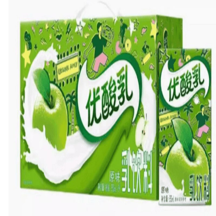 伊利优酸乳原味含乳牛奶饮料