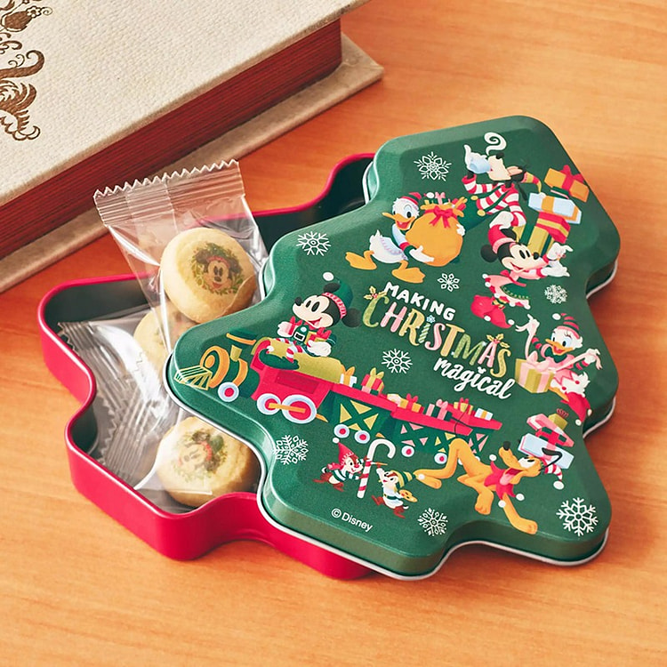 Disney Christmas Limited Edition Mickey and Friends Cookies Canned