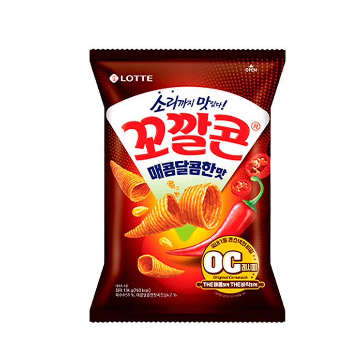 乐天 Kkokkalcorn 甜辣味