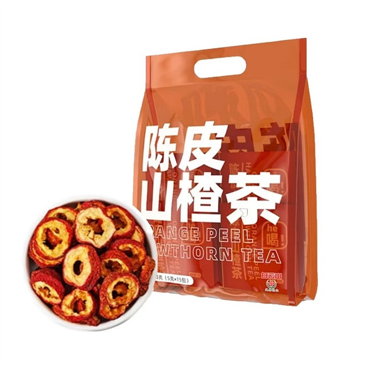 广药白云山 陈皮山楂茶 【消灭肚腩】5克×15包 1 份