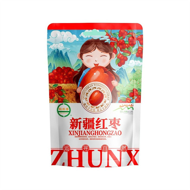 Dried fruits including red dates, Xinjiang Hotan d 500 g