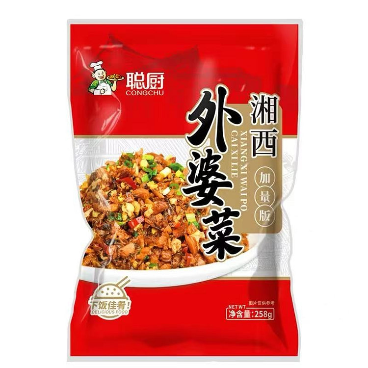 聪厨湘西外婆菜258g*1袋 258 克