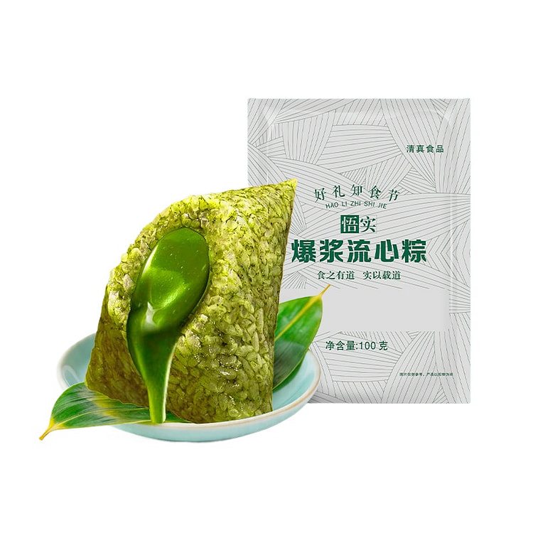 悟实粽子甜粽抹茶爆浆流心粽100g*1个 100 克
