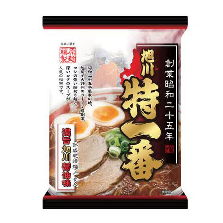 藤原旭川一号酱油拉面 125g