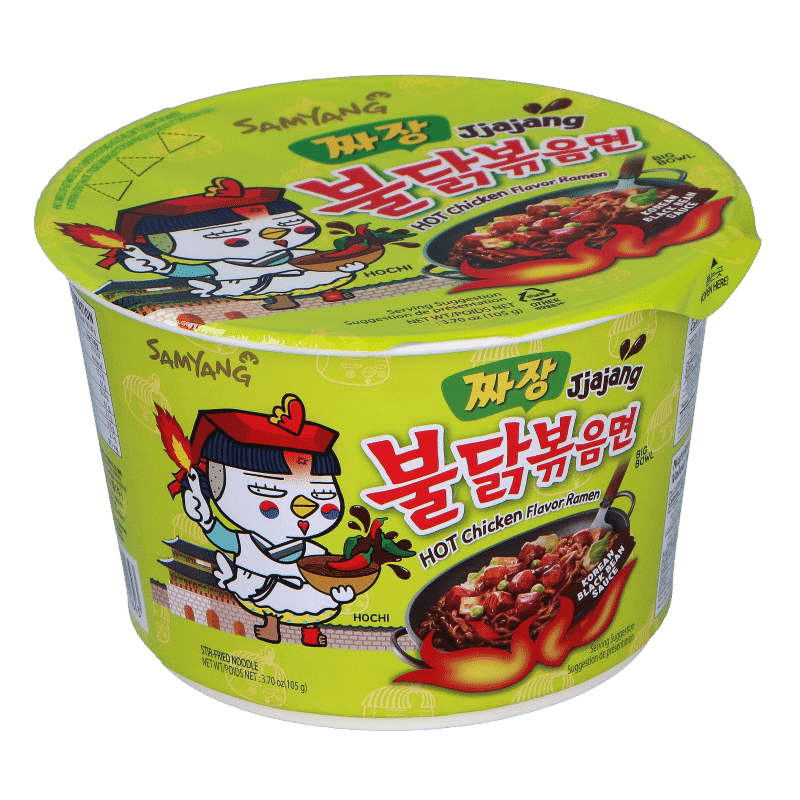 Samyang 炸酱味火鸡拉面3.7 盎司 1 碗 1 份