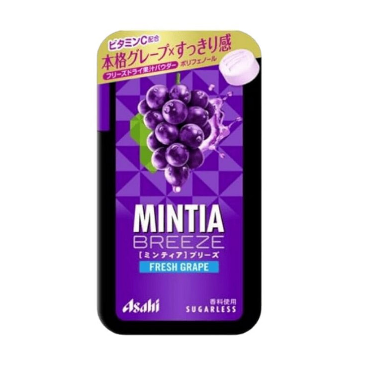 MINTIA大粒紫葡萄新鲜果汁清凉薄荷糖30粒