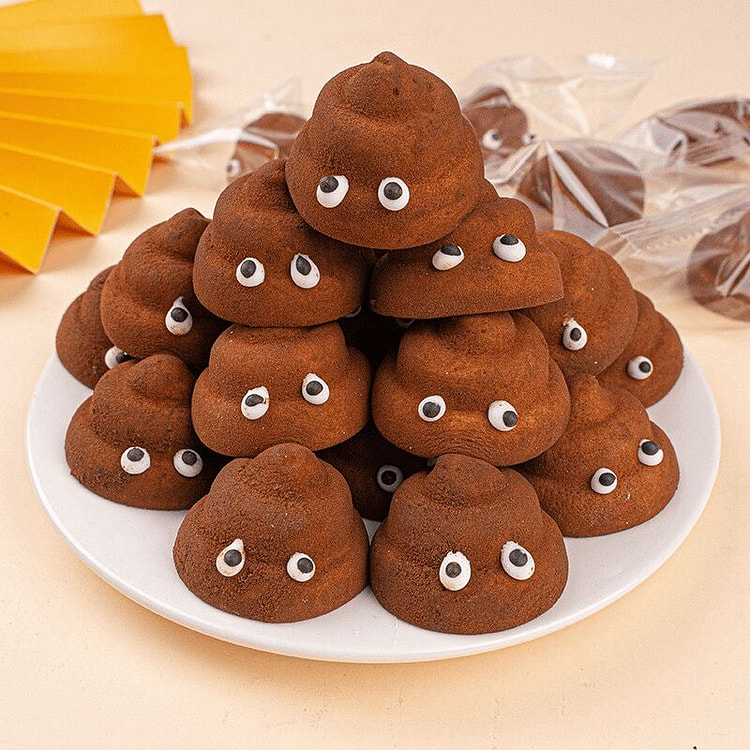 Viral Cocoa Flavor Poop Shaped Marshmallows 200 g