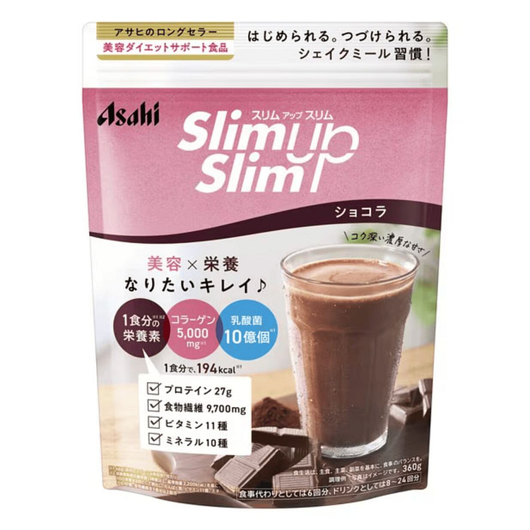 ASAHI Slim Up Shake Chocolate Flavor 360 g