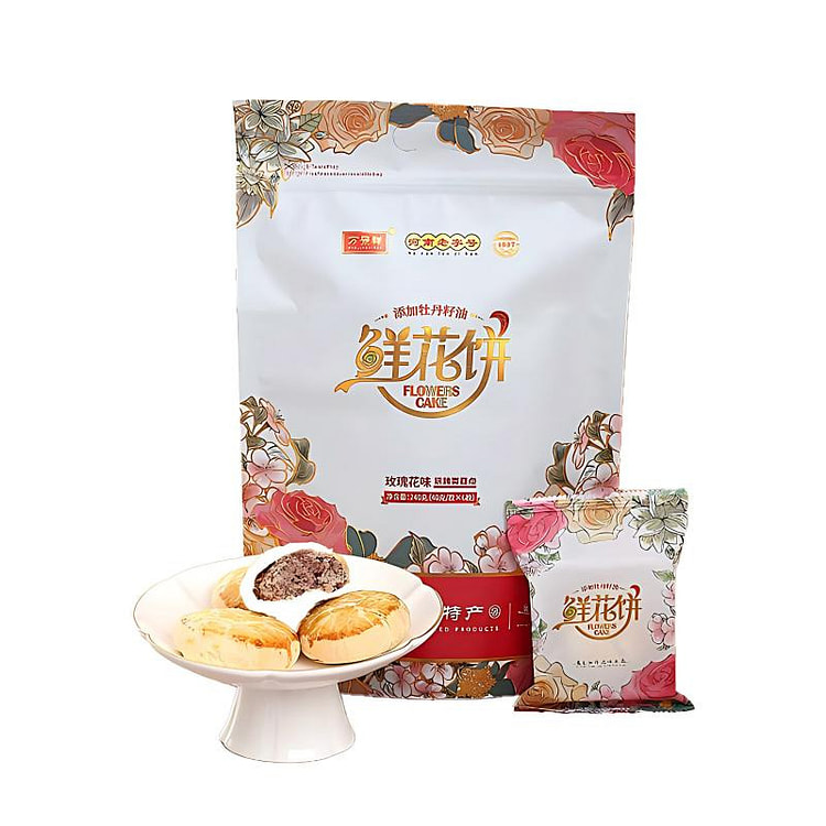 Wanjingxiang Rose Flower Cake 240g 240 g