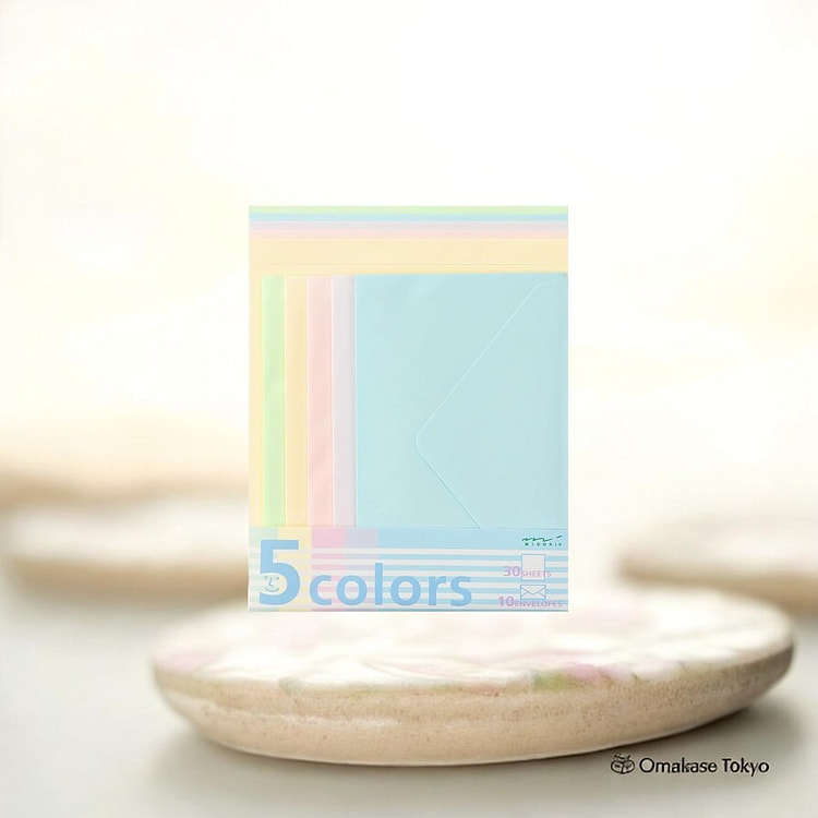 Midori Letter Set-5 Pastel Colors 150 g