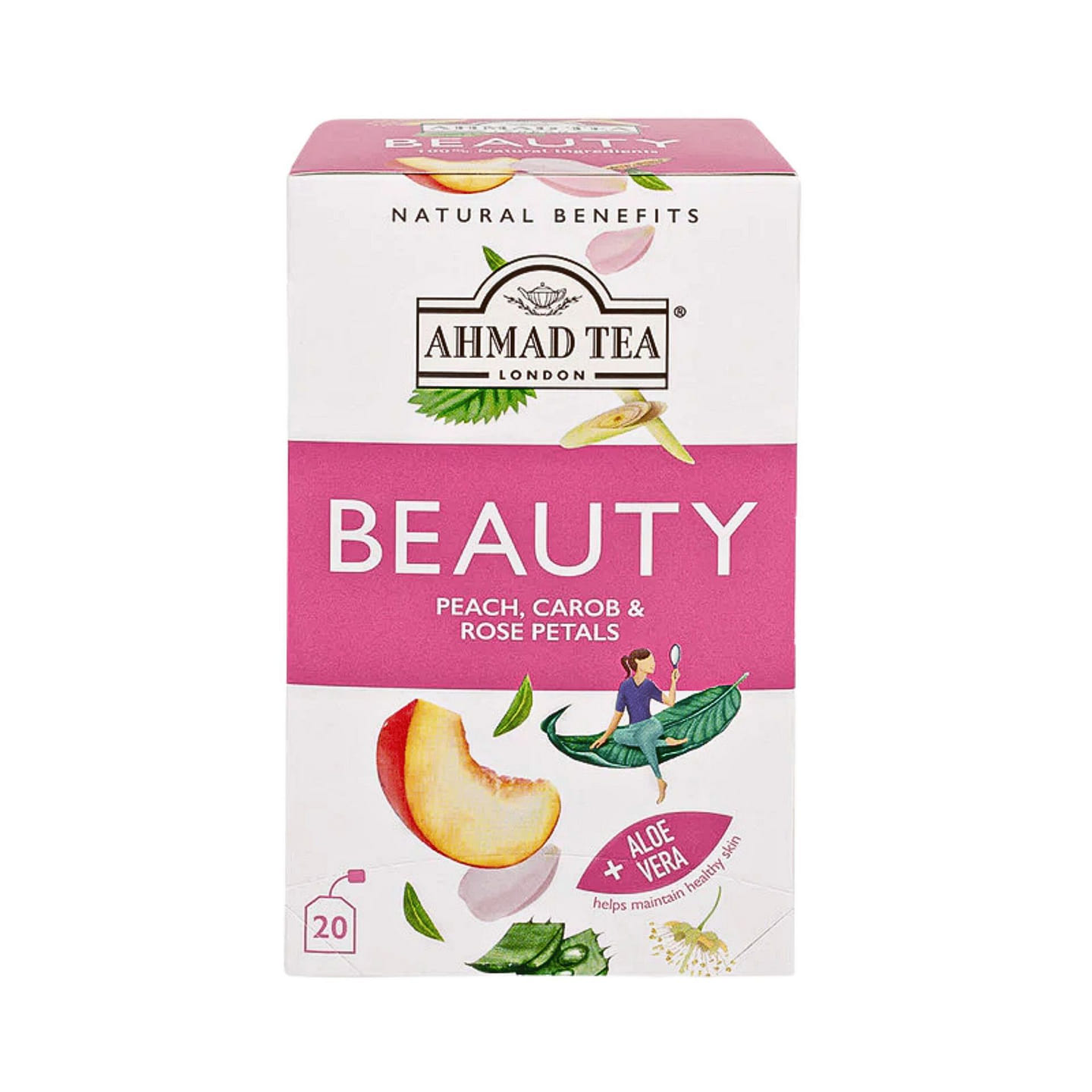 AHMAD TEA – ‘Beauty’Infusion-Herbal Tea(20TeaBags) 1 each
