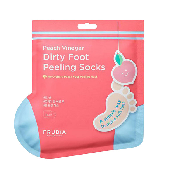 FRUDIA 桃子去角质足膜 1对