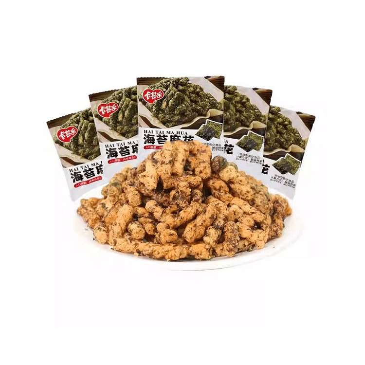 卡其乐海苔小麻花散称独立小包装休闲食品200g1包 200 克