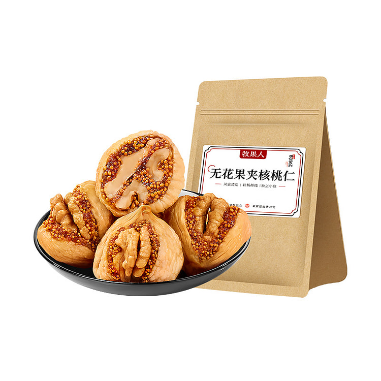 牧果人 无花果夹核桃仁250g*1袋