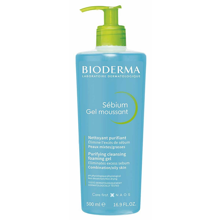 Bioderma Sebium Gel Moussant Foaming Gel (500ml) 500 ml